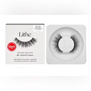 Lithe “The Core Collection” 06 Natural & Classic Eyelashes in Black! BNIB!